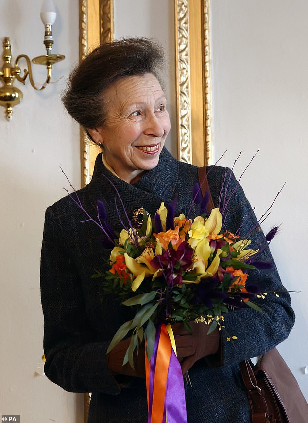 The Princess Royal during a visit to the Off The Streets anti-knife crime community group, in Wellingborough, Northamptonshire
