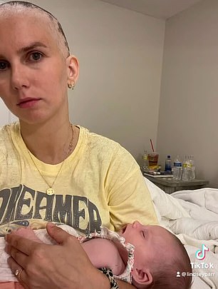 After giving birth to her daughter prematurely, she was diagnosed with stage four breast cancer.