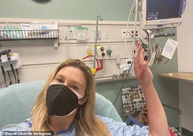 The reality star said the legal problems left her with stress-induced angioedema.
