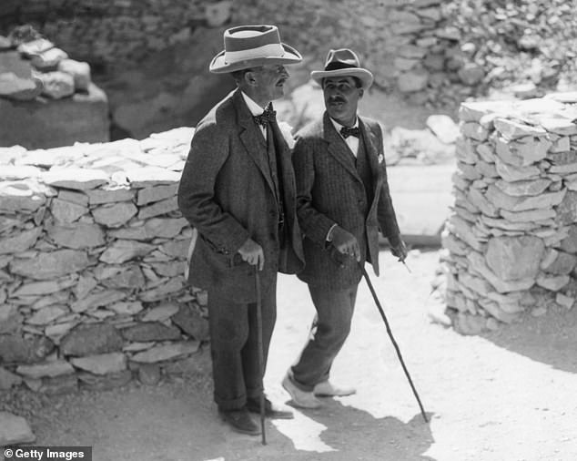 It has long been said that Lord Carnarvon (left) and Howard Carter (right) died due to the pharaoh's cures.