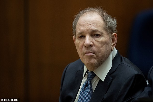 New York's Court of Appeals, the state's highest court, ruled 4-3 on Thursday that Weinstein had not received a fair trial;  photographed in October 2022 in Los Angeles