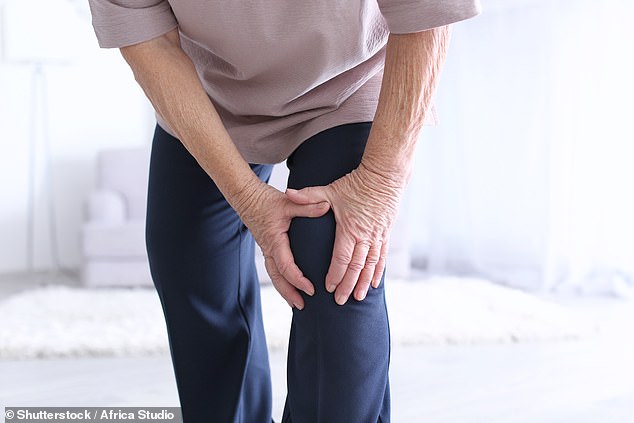 Surgery has been the only option available for many, with more than 120,000 knee replacements carried out in the UK each year (file image)