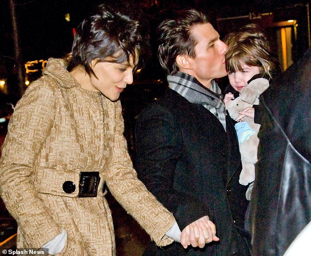 There are questions about whether the rift between Cruise and Suri is due to Katie Holmes protecting her daughter, or Cruise cutting her off at the behest of Scientology, the controversial religion he follows.