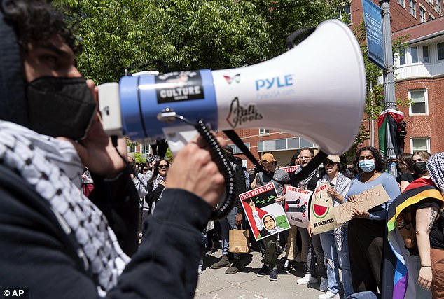 Hundreds of people came to the GWU campus on Thursday and Friday to protest Israel and the school's alleged support for the war between Israel and Hamas.