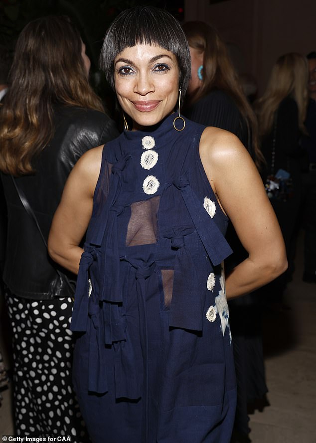Rosario Dawson, whose name has been linked to politics for years through her past romance with US Senator Cory Booker, was also on the guest list.