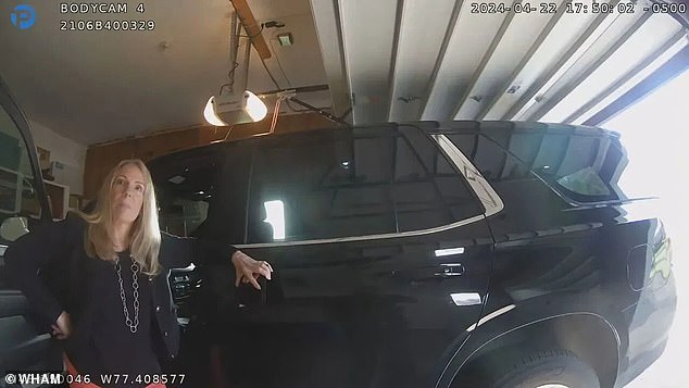 Bodycam footage shows the heated exchange, in which Doorley said: 