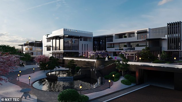 The opulent mansion will feature four kitchens, a four-story wine cellar, a ballroom, a music studio, large collection rooms and even a bowling alley with an arcade.