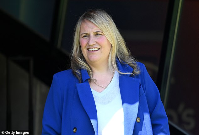 Chelsea boss Emma Hayes (pictured) will leave at the end of the season but Charles has insisted this has not given the players any extra motivation and they are only focused on winning.
