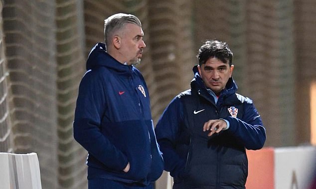 He is now technical director of the Croatian Football Federation and works alongside the national team's technical director, Zlatko Dalic (right).