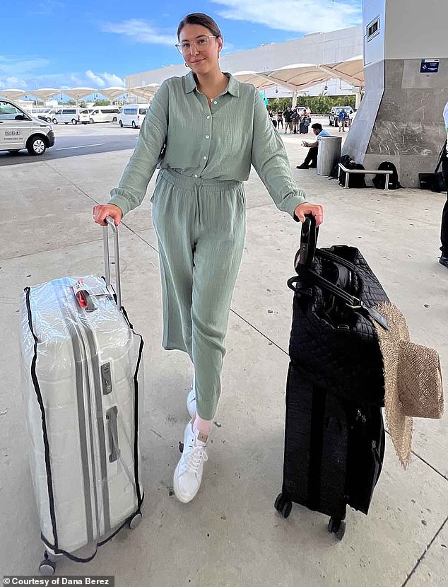 Dana Berez, a travel and fashion influencer based in New York City, is a frequent traveler who often shows off her most comfortable outfits on Instagram.