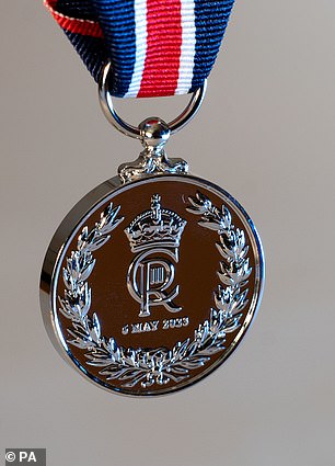 The Coronation medal features the King's royal cipher, CIIIR (Charles III Rex), on the back.