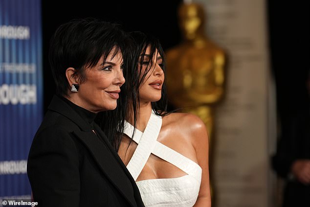 Los Angeles is home to some of the richest Americans, including celebrities like the Kardashians (pictured Kris Jenner and Kim Kardashian).
