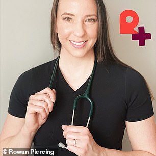 Sara Lacy, a registered nurse, now works at Rowan, which is a piercing company that employs nurses to make new earrings.