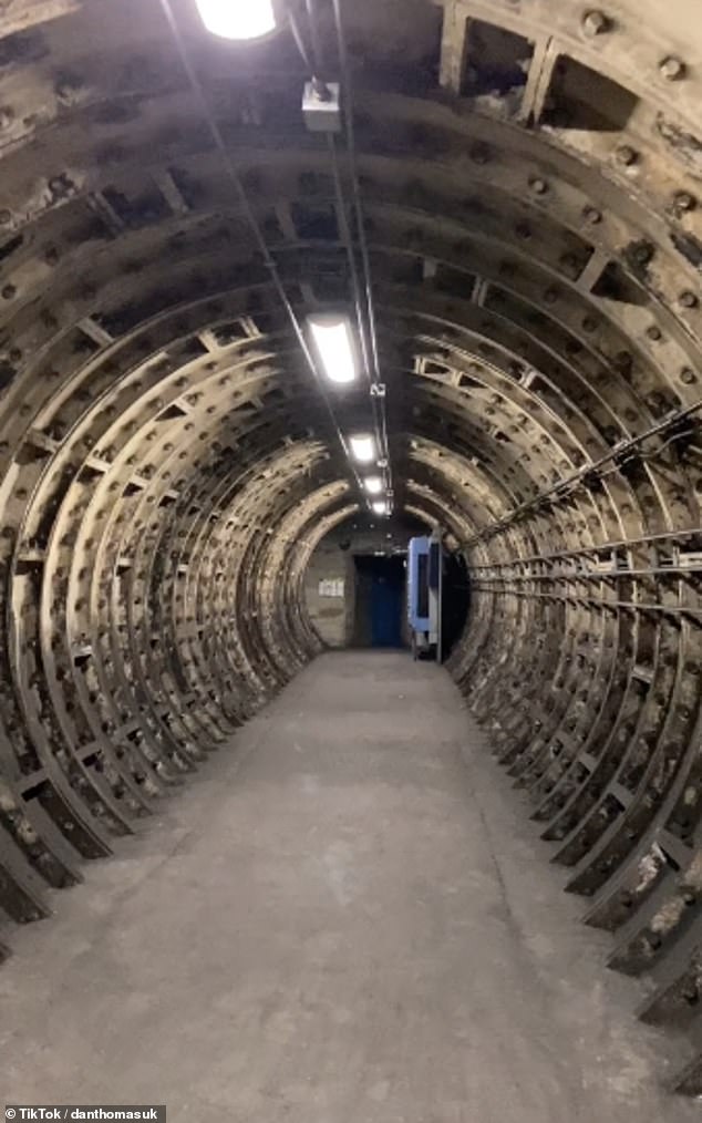 TikToker Dan revealed that Shepherd's Bush features gray, dusty tunnels that have remained largely unused for centuries.