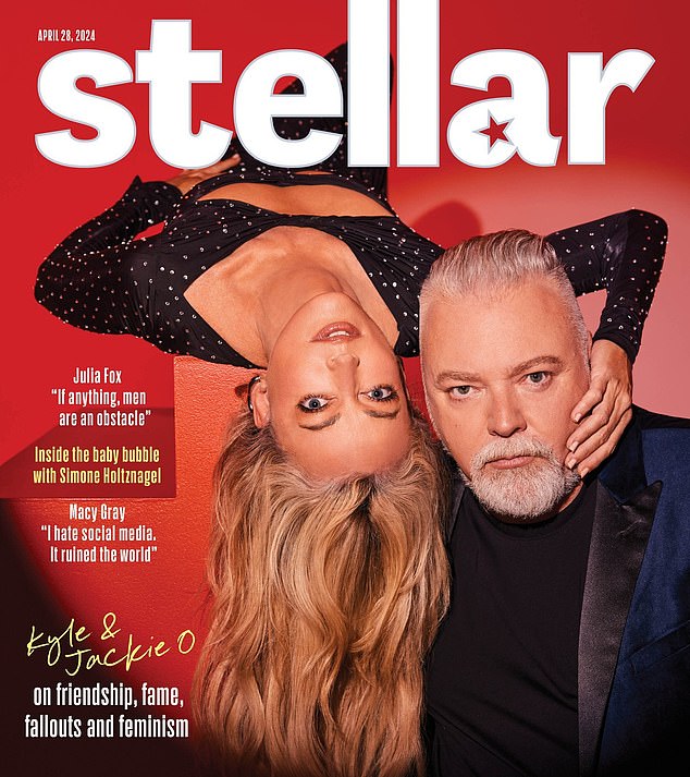 Jackie and Kyle appear on the cover of this week's Stellar magazine.