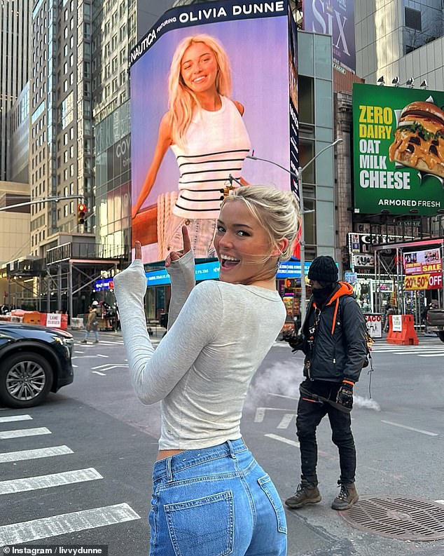 Dunne's influence has far transcended gymnastics with his own billboard in Times Square