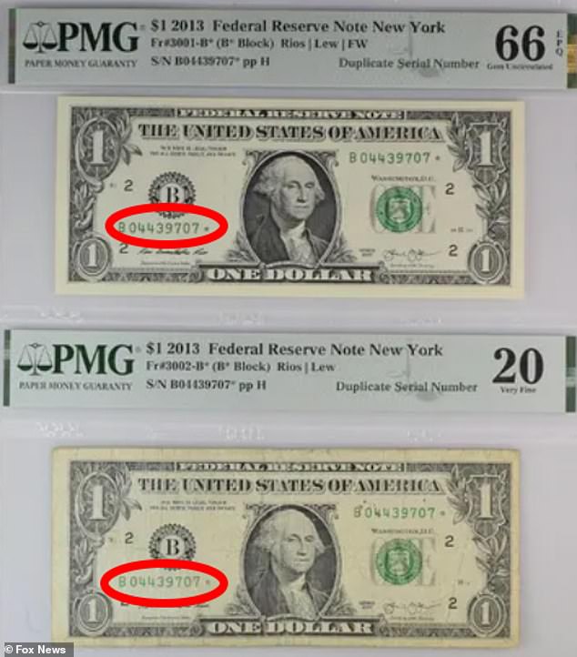 Only nine of these pairs have been matched, leaving millions of rare $1 bills lying around.