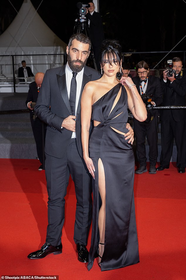 The singer and actor began dating in January following her 2023 split from French director Romain Gavras, 42 (pictured with Romain in May 2023).