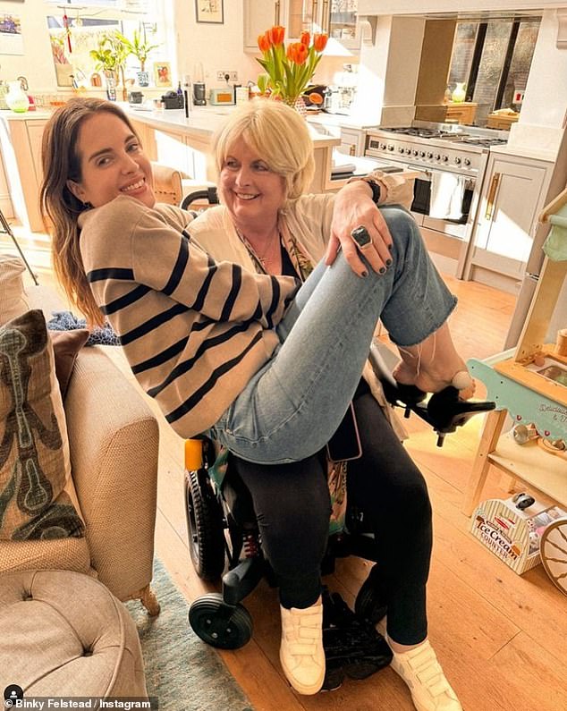 The former Made In Chelsea star took to her Instagram Stories to reveal that her mother, 71, was 