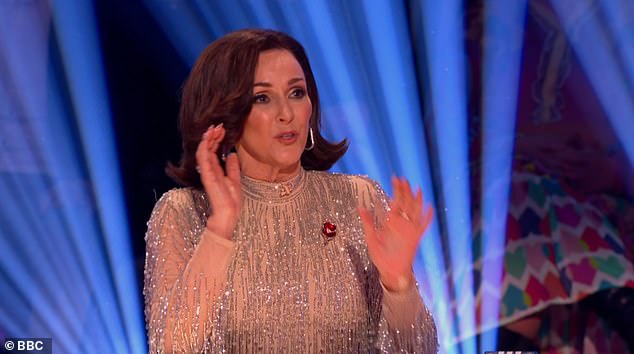 Shirley had her breast implants removed following a cancer scare in 2019 (pictured on Strictly Come Dancing