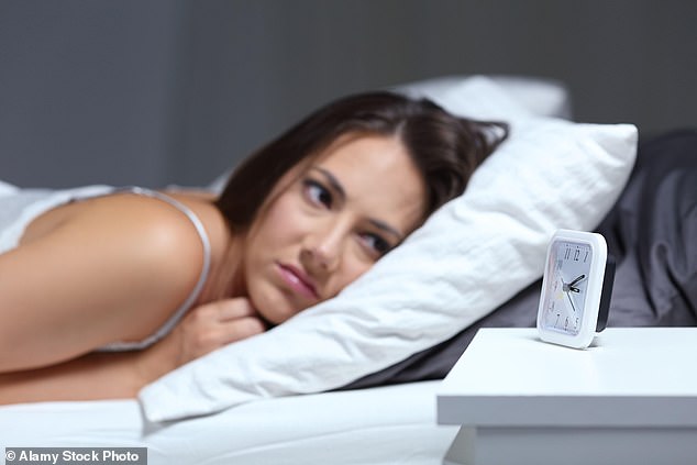 Insomnia is a huge problem in the UK with millions affected.  Although doctors handed out sleeping pills for decades, we now know that this was not effective (file image)