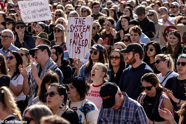 Large numbers of Australians across the country turned out to call for an end to gender-based violence, following a series of recent attacks on women.