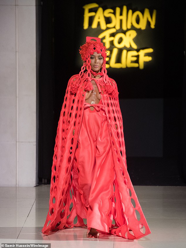 A friend of Ms Campbell said last night that Fashion For Relief was created to generate 
