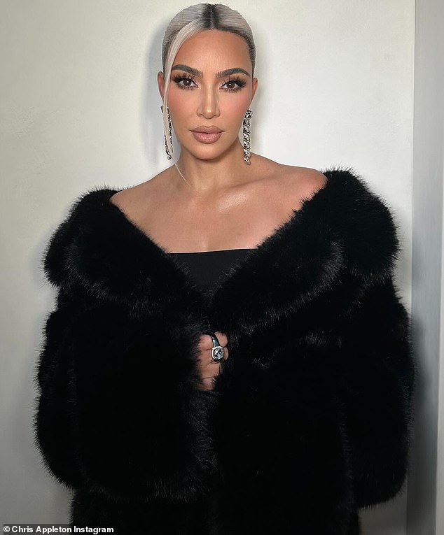 1714278993 86 Kim Kardashian shows off new ice blonde look two years