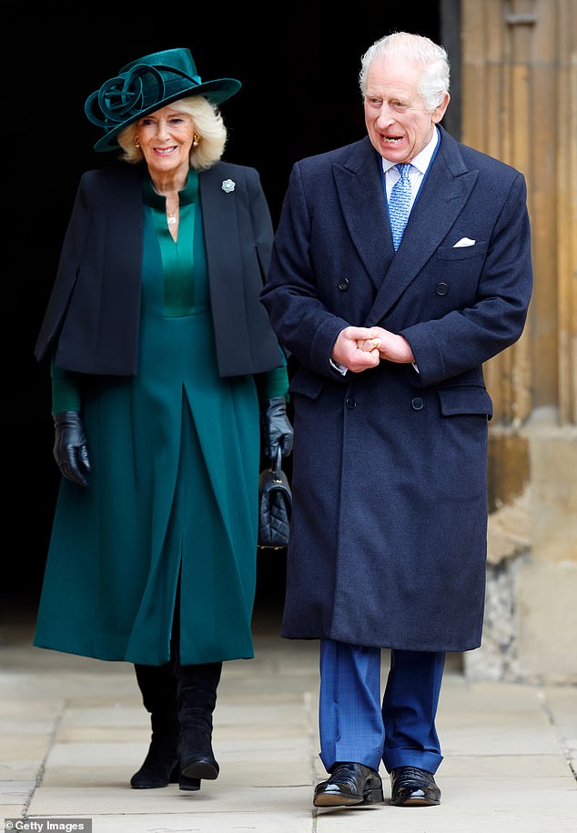 Hopes were raised about Charles' return to public duties when he took an Easter Sunday walk in Windsor.
