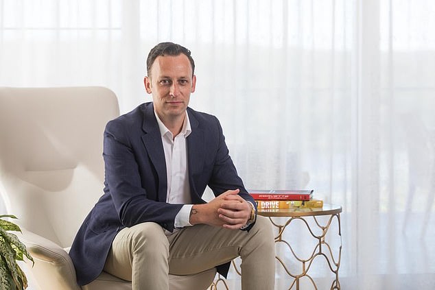 Daily Mail Australia can reveal that Adam Wilkinson (pictured) is making headlines for a different kind of deal - as a real estate agent in Sydney's Sutherland Shire.