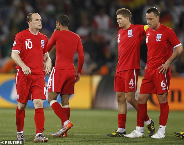 The Three Lions were eliminated from the competition after a crushing 4-1 defeat to Germany.