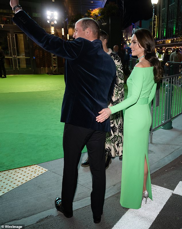 Kate was seen resting her hand on her husband's butt during the Earthshot Award in Boston in 2022.