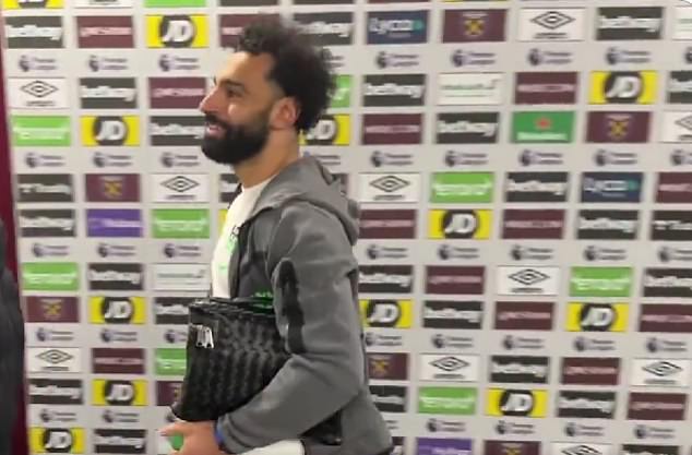 'If I speak, there will be fire,' Salah told reporters as he walked through the mixed zone