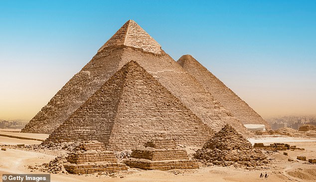 He also said he has hosted parties at the Pyramids (pictured).