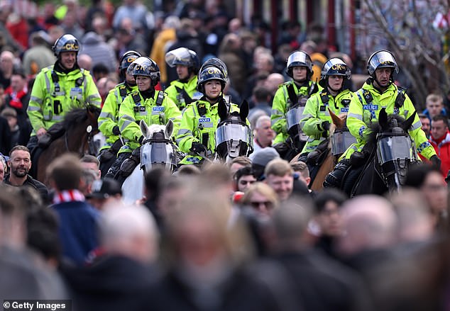 Police made a total of eight arrests in connection with United's FA Cup victory over Liverpool in March.