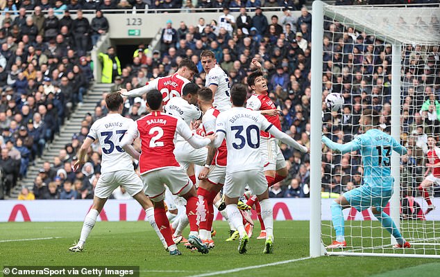Spurs conceded twice from corners in their 3-2 loss to arch-rivals Arsenal