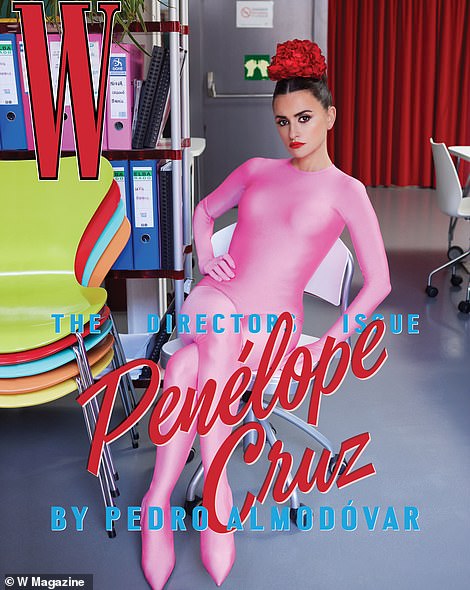 Cruz Cover of W Magazine made by Pedro Almodóvar