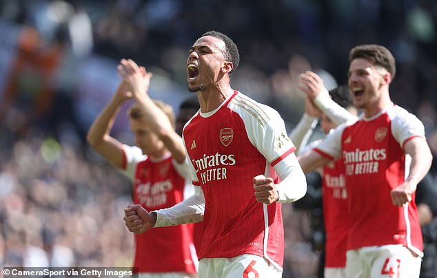 Premier League leaders Arsenal secured a vital victory over arch-rivals Tottenham earlier in the day.