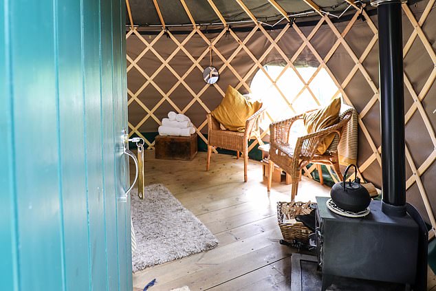 The Black Swan in Cumbria offers a variety of accommodation, including yurts.