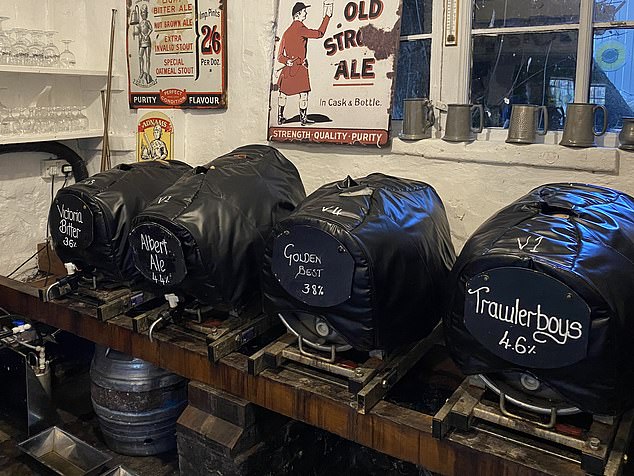 The King's Head, also known as The Low House, in the Suffolk village of Laxfield, is known for the local Earl Soham Albert beer, but also has many other offerings available.