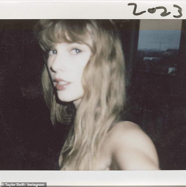 Swift began her post by writing a message in the caption to express that she was 