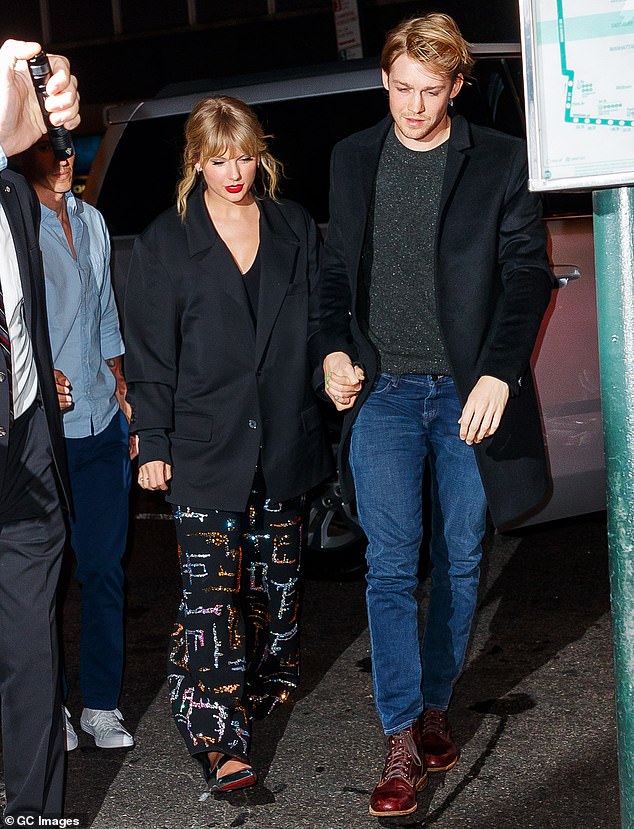 Swift's past relationship with Joe Alwyn, whom she dated for six years, is rumored to be one of the album's main themes, and a source recently gave Entertainment Tonight an update on the former couple's situation;  seen in 2019