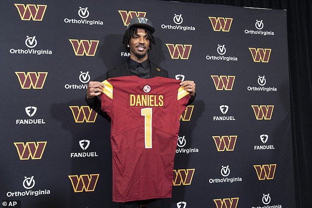 Jayden Daniels is expected to be the team's starting quarterback after being selected No. 2 overall.