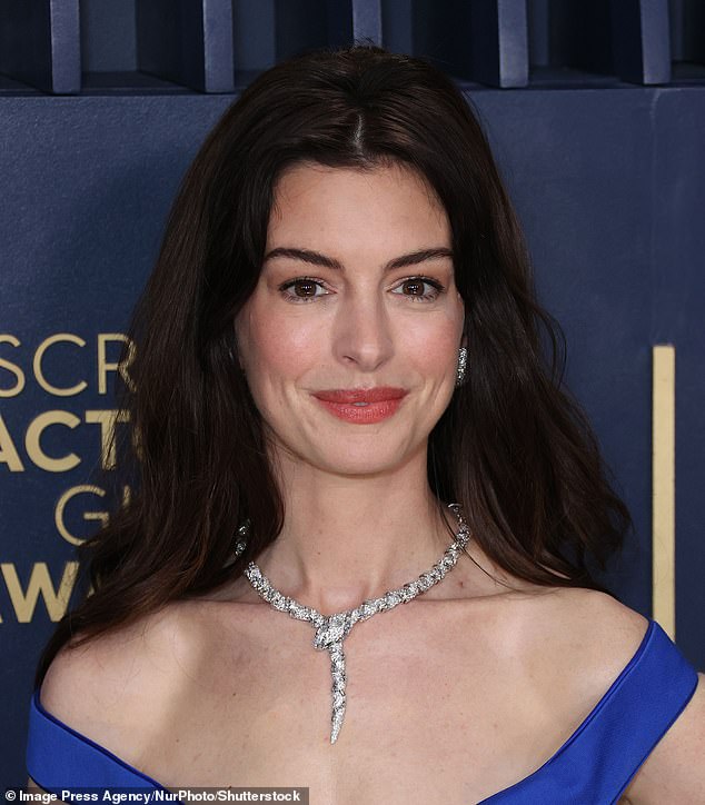Anne Hathaway, 41, takes care of her skin by using La Roche-Posay sunscreen daily