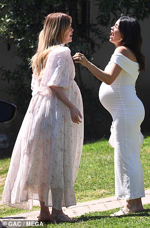 The Connecticut-born woman, 43, and the Canadian woman, 38, are expecting their third child and obviously had a lot to talk about before the births.