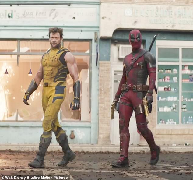 But first, the producer and Family Switch star reprises her role as billionaire heiress-turned-mercenary Elektra Natchios in Shawn Levy's MCU film Deadpool & Wolverine, hitting US and UK cinemas on the 26th. July, alongside Ryan Reynolds (R) and Hugh Jackman (L).