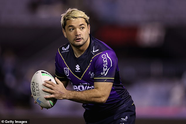 Smith (pictured playing for the Storm) said the impact the white powder scandal had on his family really hit home.