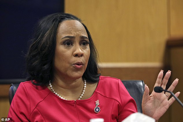 Scandal-plagued Fulton County District Attorney Fani Willis was not seen Sunday at the first Democratic Party debate as she attempts to win re-election.