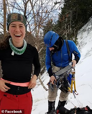 The other climber, Melissa Orzechowski (left), survived the dangerous fall and suffered 