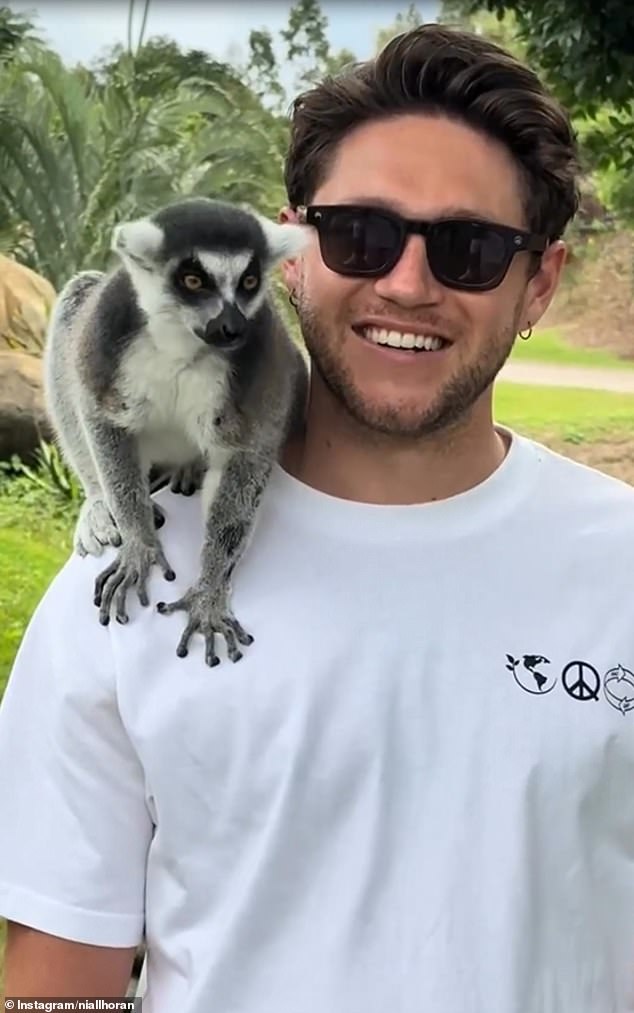 And the former One Direction star, 30, visited Australia Zoo during a day off.